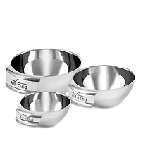 All Clad Stainless Steel 3 Piece Mini Measuring Bowl Set
