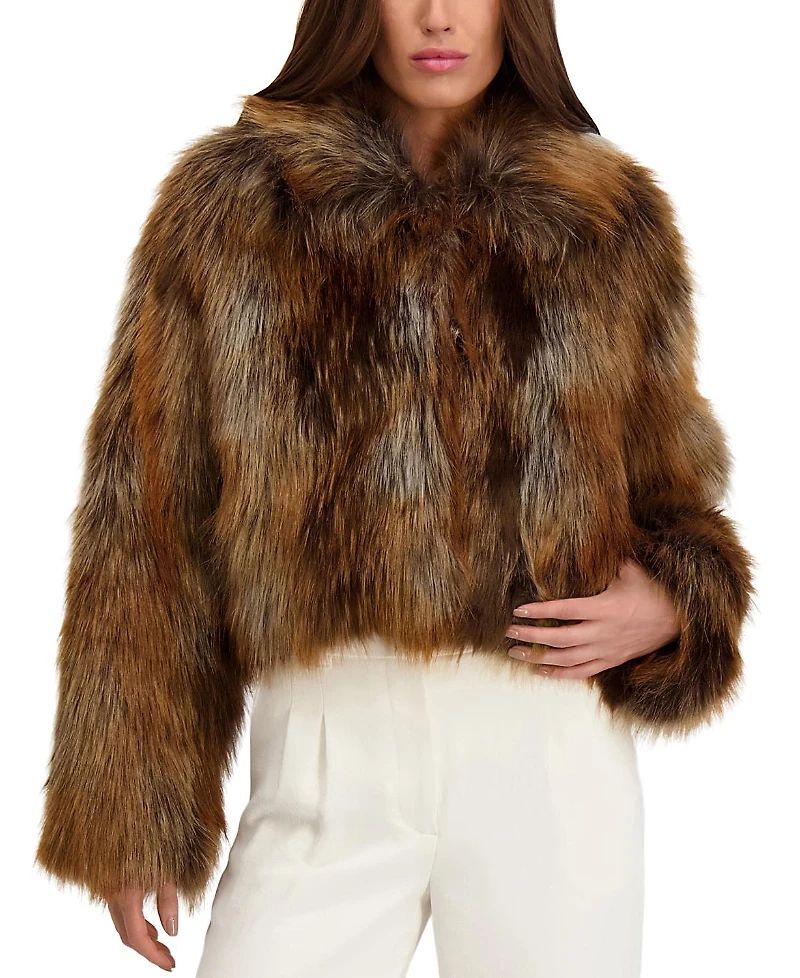 Lyla Grant Faux Fur Red Fox Jacket