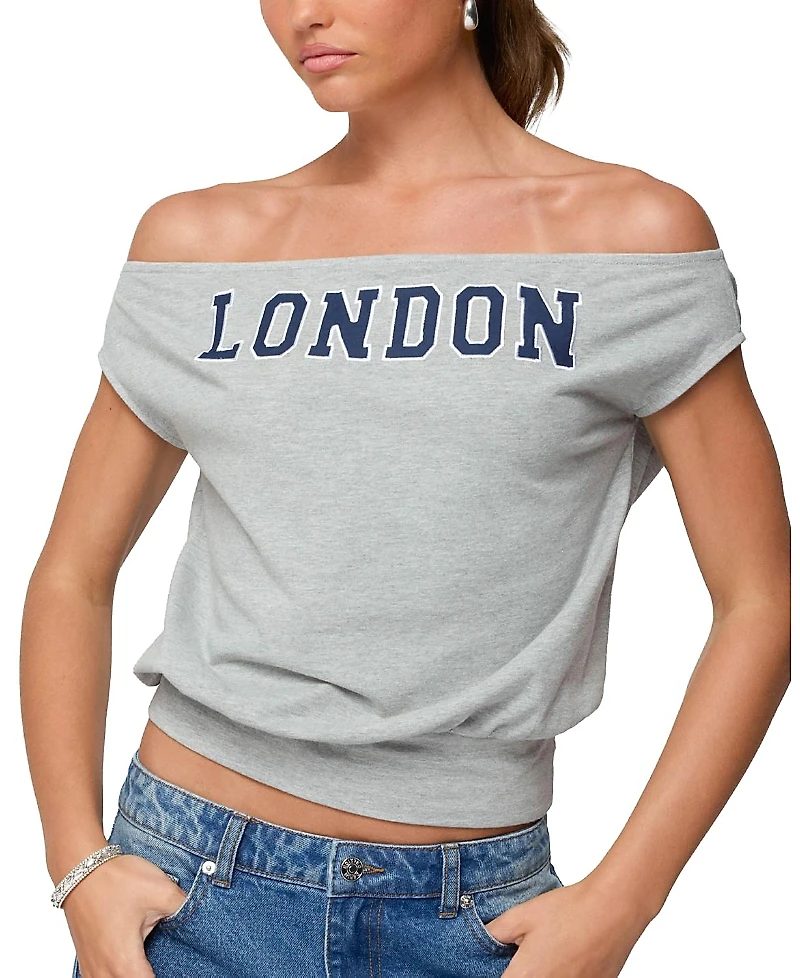 Edikted So London Off Shoulder Top