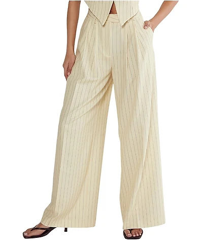 Nasty Gal Pinstripe Tailored Pants