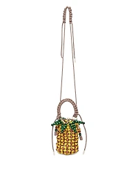 Alemais Beaded Pineapple Bucket Bag