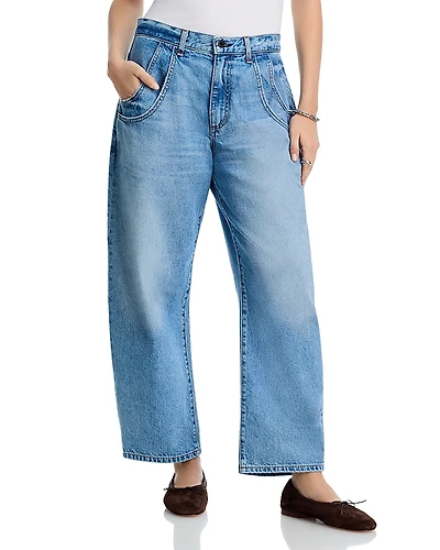Askk Ny Lenox High Rise Barrel Jeans