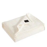Vera Wang Chenille Jacquard Plush Blanket