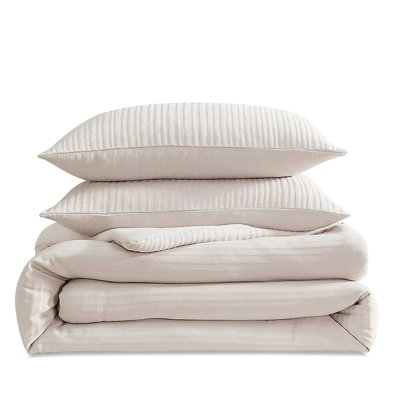 Vera Wang Solid Chenille 3 Piece Comforter Set