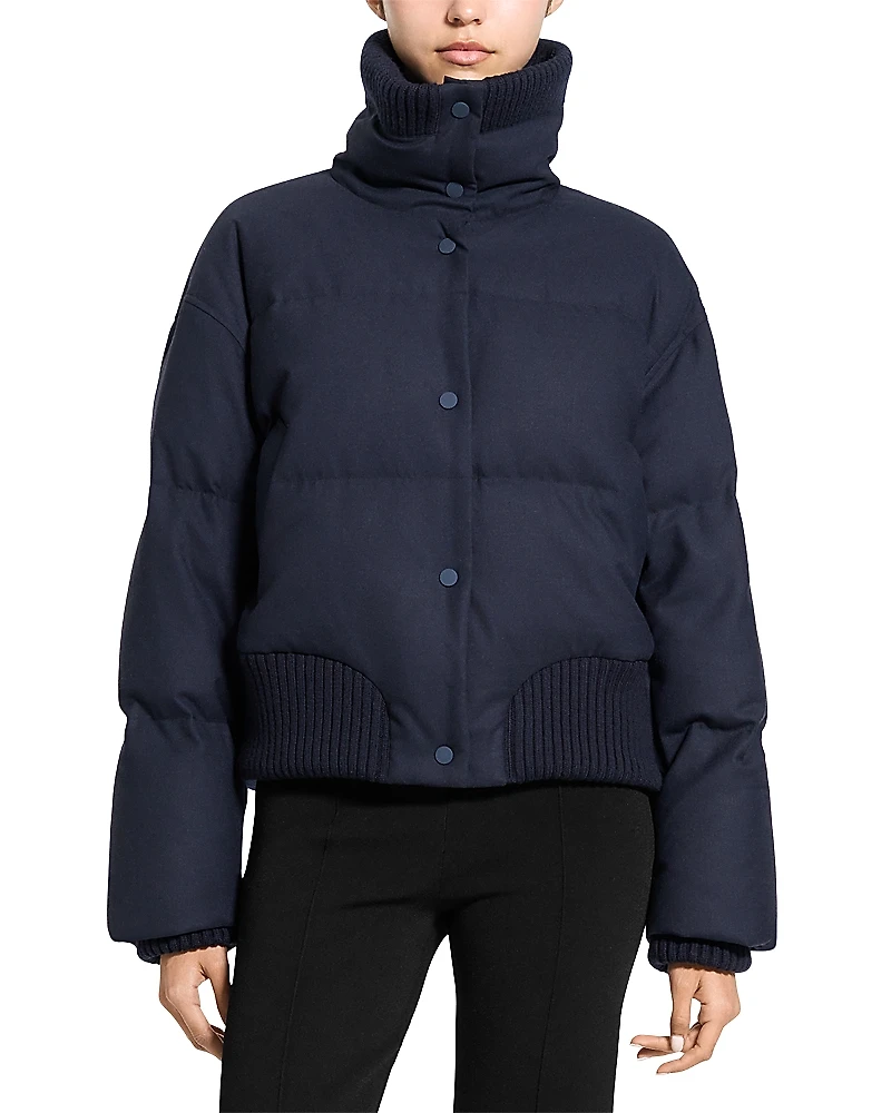 Theory Cozy Collar Puffer Coat