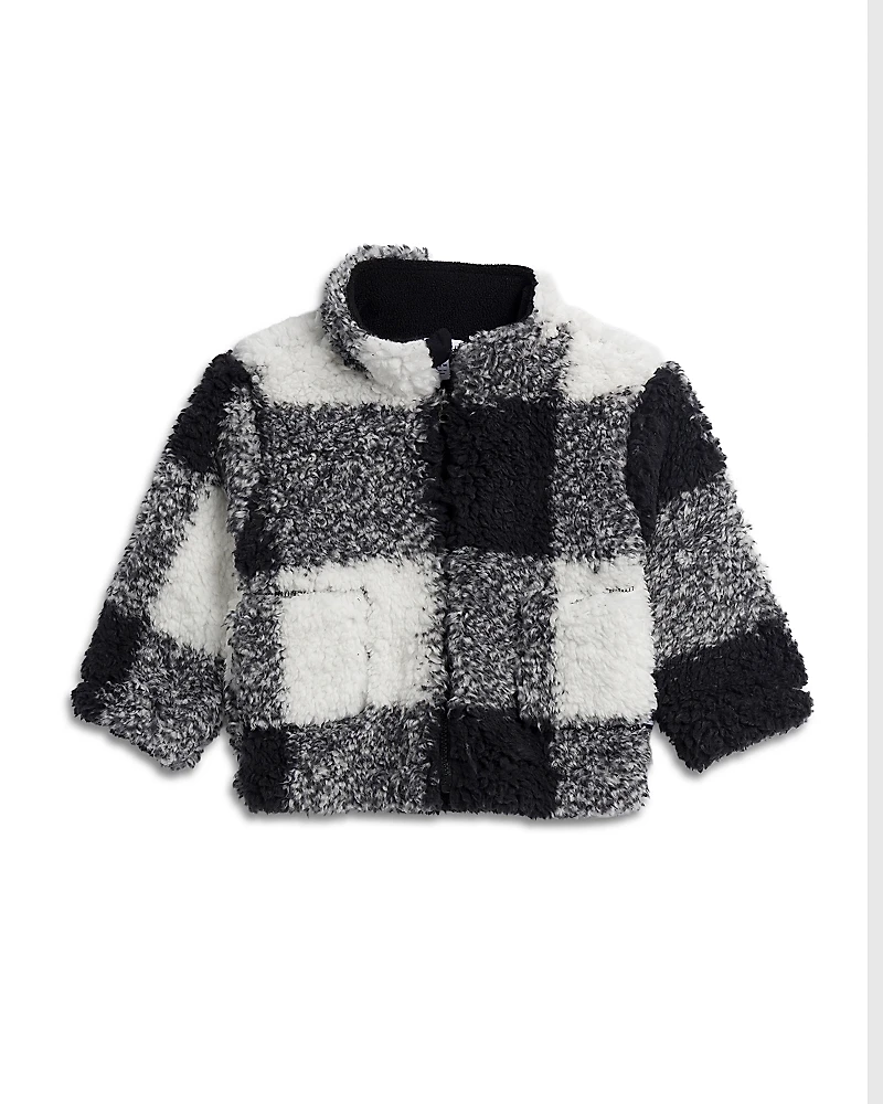 Splendid Boys' Plush Check Fleece Jacket - Baby