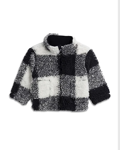 Splendid Boys' Plush Check Fleece Jacket - Baby