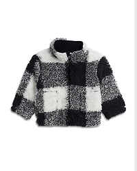 Splendid Boys' Plush Check Fleece Jacket - Baby