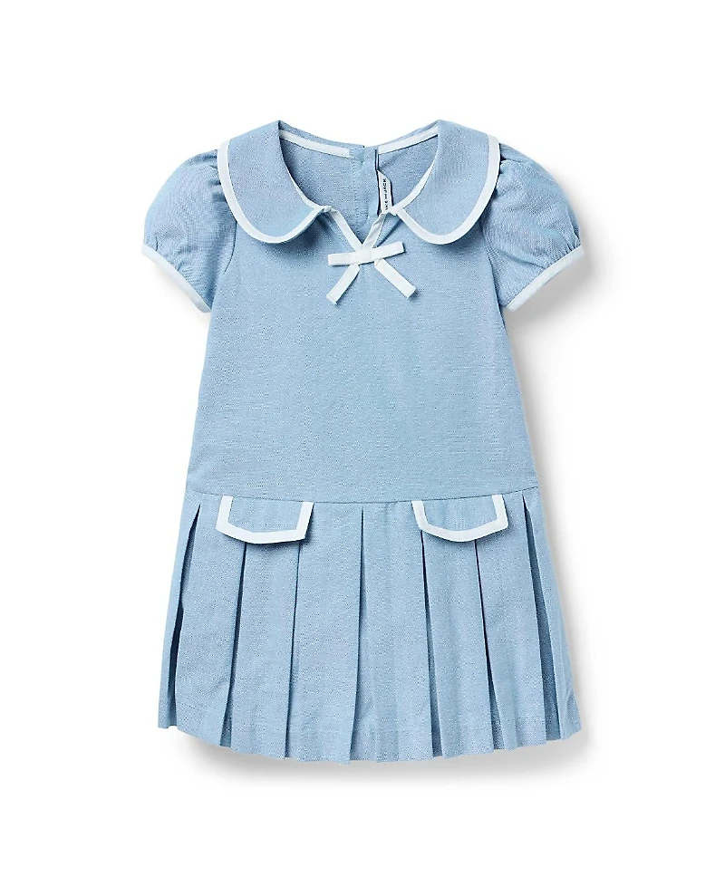 Janie and Jack Girls' The Oxford Pleated Dress - Little Kid, Big Kid