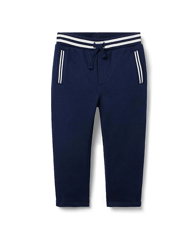 Janie and Jack Boys' The Stripe French Terry Jogger - Little Kid, Big Kid