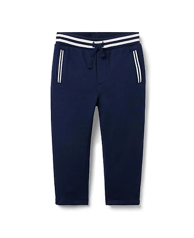 Janie and Jack Boys' The Stripe French Terry Jogger - Little Kid, Big Kid