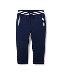 Janie and Jack Boys' The Stripe French Terry Jogger - Little Kid, Big Kid