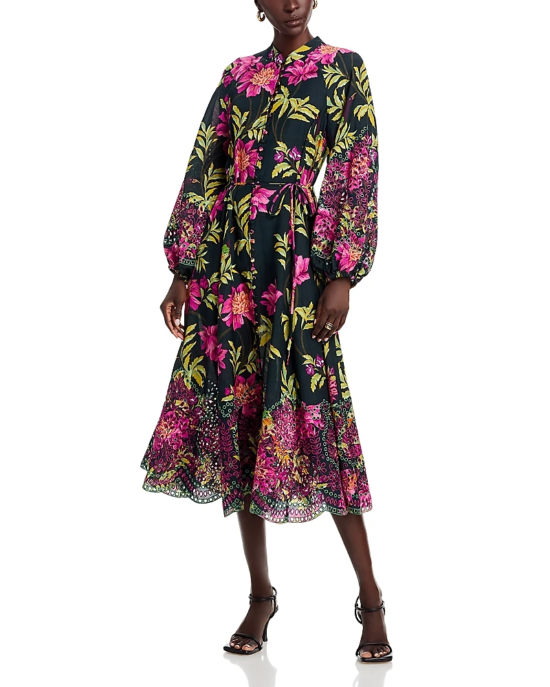 Kobi Halperin Lana Eyelet Trim Dress