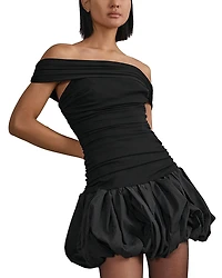 Reiss Pellie Puffball Mini Dress