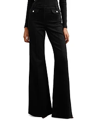 Reiss Ria High Rise Flare Leg Pants