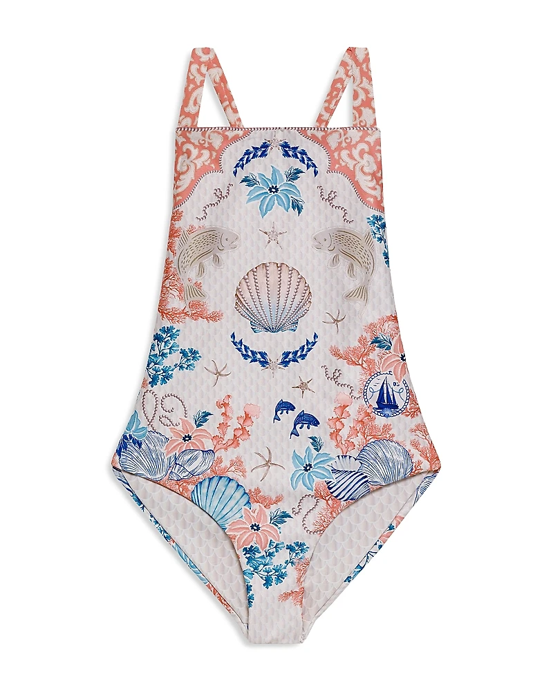 Agua Bendita Girls' Amins Sereia Swimsuit - Little Kid, Big Kid