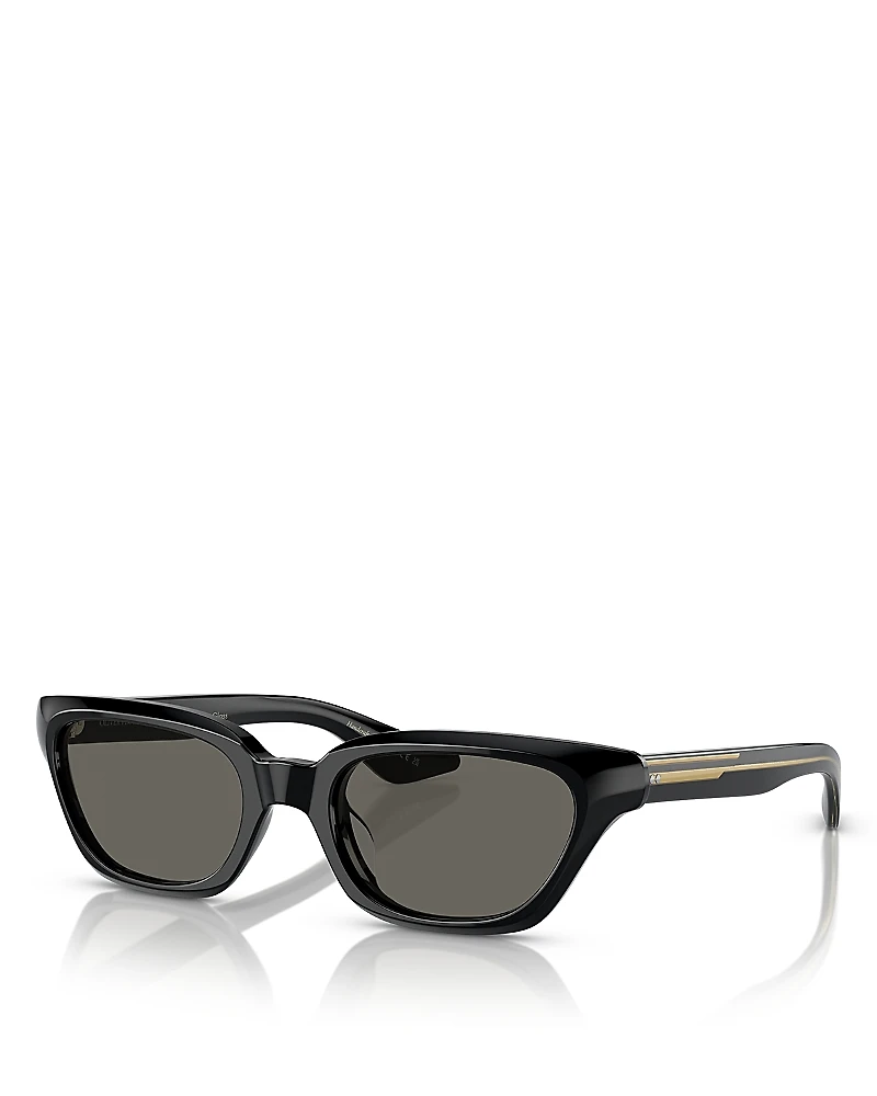 Khaite X Oliver Peoples Square Sunglasses, 52mm