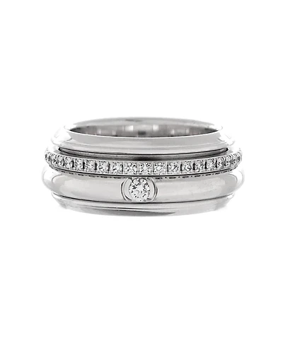Pre-Owned Piaget Possession Band Ring 18K White Gold with Diamonds
