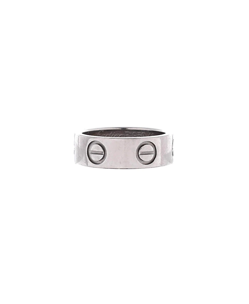 Pre-Owned Cartier Love Band Ring Platinum