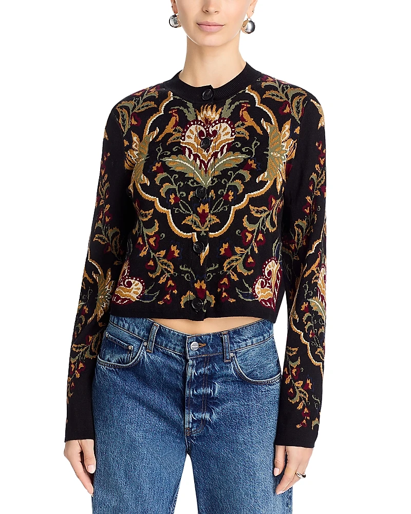 Farm Rio Majestic Hearts Sweater