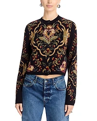 Farm Rio Majestic Hearts Sweater