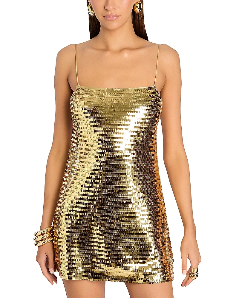 Retrofete Lavender Sequinned Dress