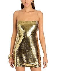 Retrofete Lavender Sequinned Dress