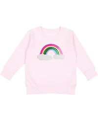 Sweet Wink Girls' Rainbow Sequin Patch Sweatshirt - Big Kid