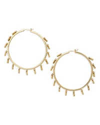 Ramy Brook Bar Jewelry Dangling Bar Hoop Earrings