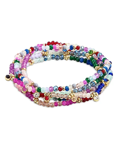 Baublebar Semi Precious Stone Indya Layered Stretch Bracelet