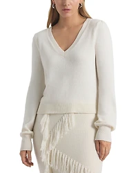 Derek Lam 10 Crosby Penina Superfine Wool Cashmere Sweater