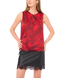 Vince Camuto Draped Neck Tank Top