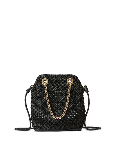 Veronica Beard Macrame Slouch Crossbody Bag