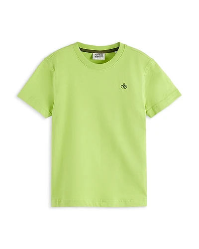 Scotch & Soda Regular Fit Logo Tee - Little Kid, Big Kid
