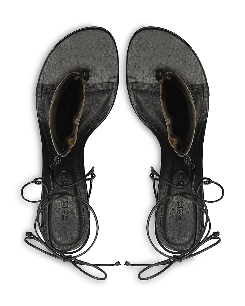 Farm Rio Women's Stone Kitten Heel Sandals