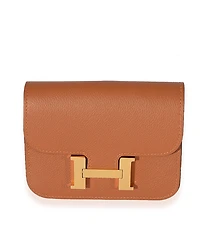 Pre-Owned HERMES Constance Slim Compact Leather Handbag
