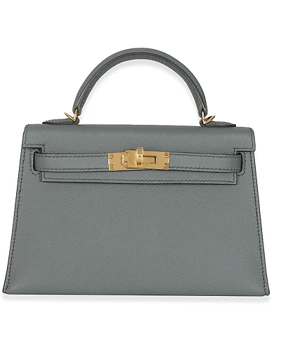 Pre-Owned HERMES Mini Kelly20II Leather Handbag