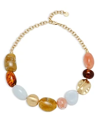 Cult Gaia Mercier Stone Beaded Choker Necklace, 17.9