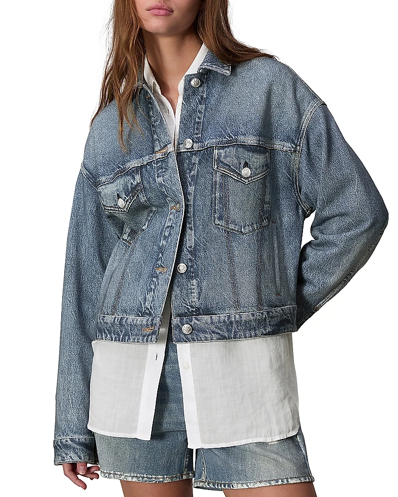 rag & bone Miramar Terry Trucker Jacket