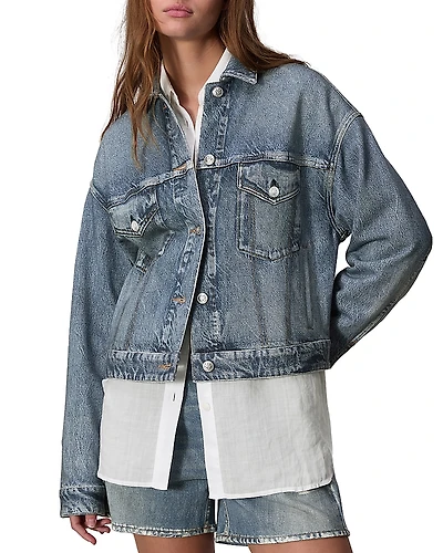 rag & bone Miramar Terry Trucker Jacket