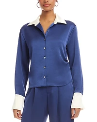 Fifteen Twenty Contrast Tawnie Shirt