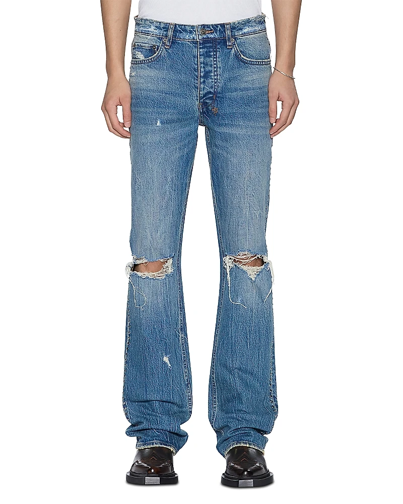 Ksubi Bronko Texas Blue Studded Regular Fit Jeans