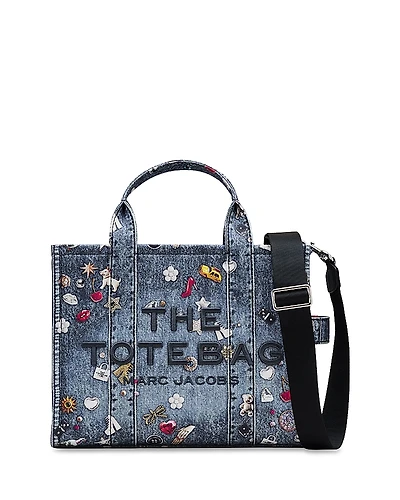 Marc Jacobs Trompe L'oeil Medium Denim Trinket Tote