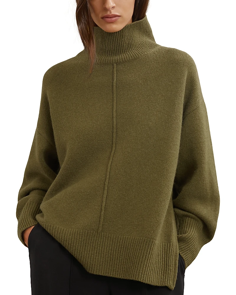 Reiss Wool Funnel Neck Sweater
