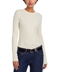 rag & bone Natalia Ribbed Tee