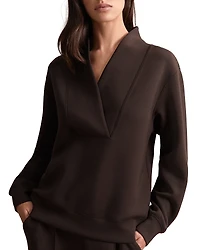 Reiss Shawl Neck Top