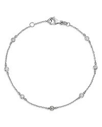 Bloomingdale's Fine Collection Diamond Bezel Station Bracelet