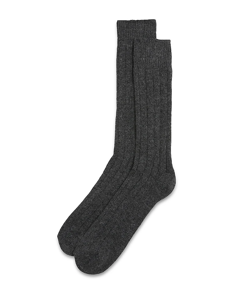 The Men's Store at Bloomingdale's Ribbed Crew Socks - Exclusive
