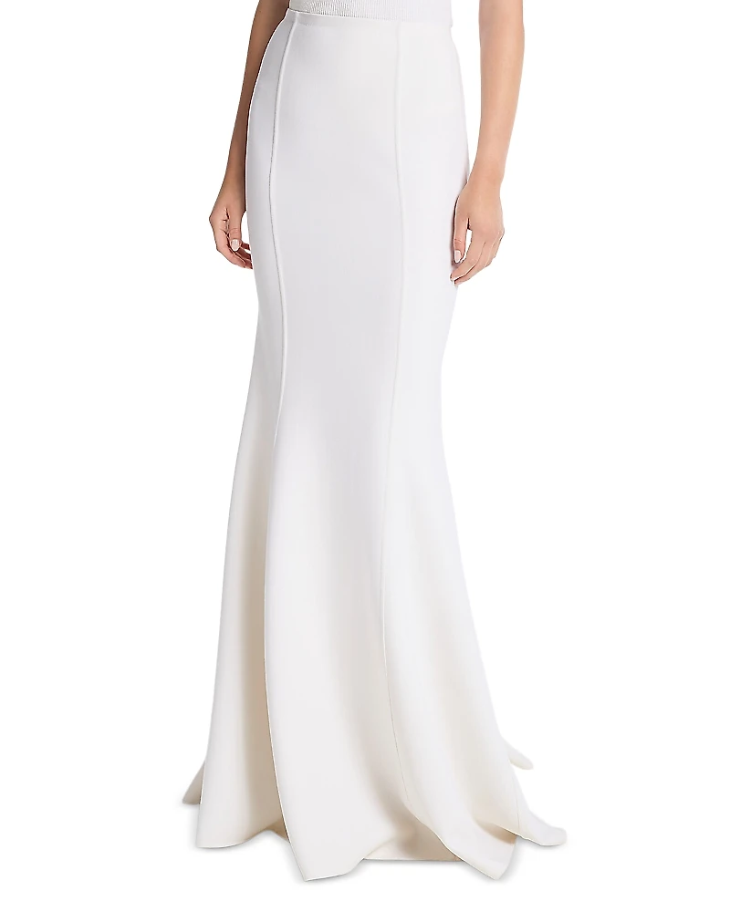 Michael Kors Collection Double Faced Stretch Fishtail Hem Skirt