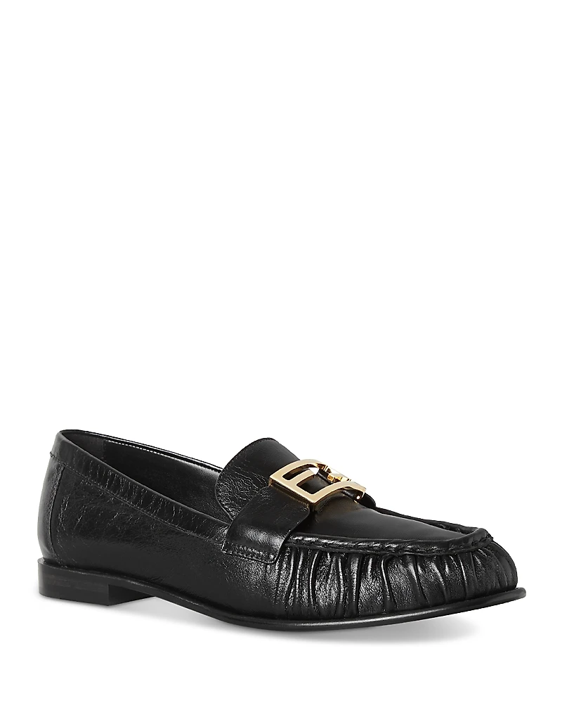 Fendi Women's Baguette Leather Loafers